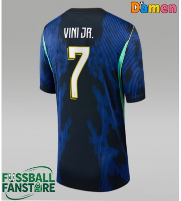 Brasilien Vinicius Junior #7 Replik Auswärtstrikot Damen WM 2026 Kurzarm